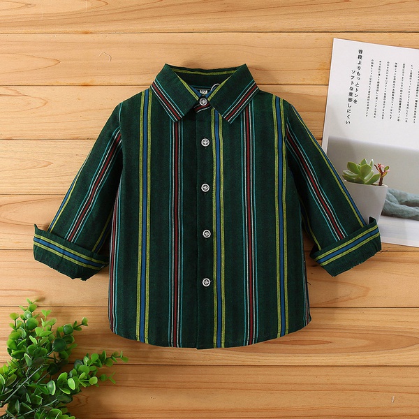 Baby / Toddler Boy Stylish Striped Long-sleeve Shirt