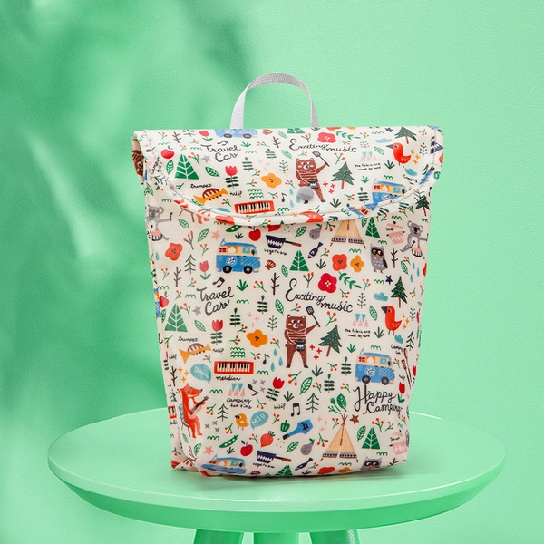 Cartoon Animal Waterproof Baby Diaper Bags Maternity Bag Reusable Diaper Cover Dry Wet Bag