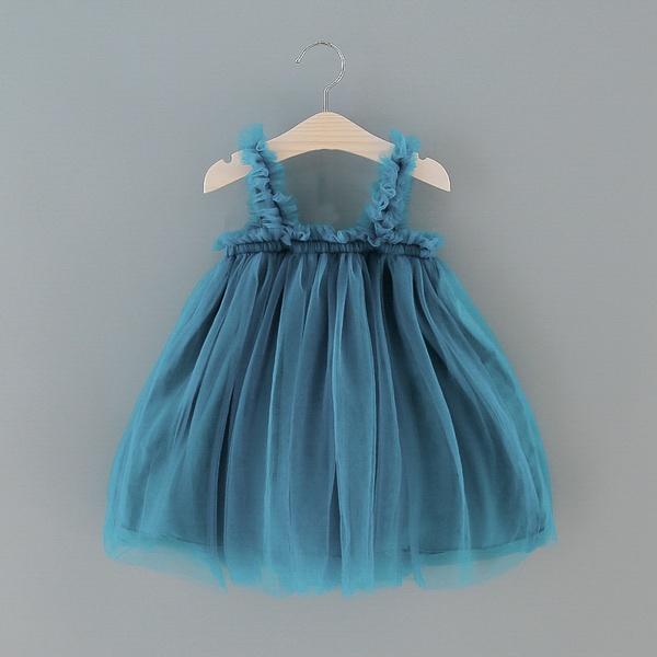 Baby / Toddler Girl Pretty Solid Tulle Dresses