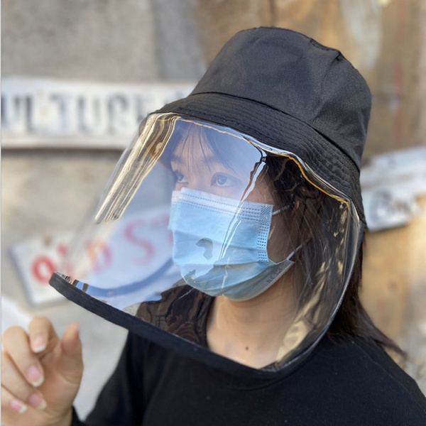 Special Protective Pvc Mask Bucket Hat Suitable For Adult