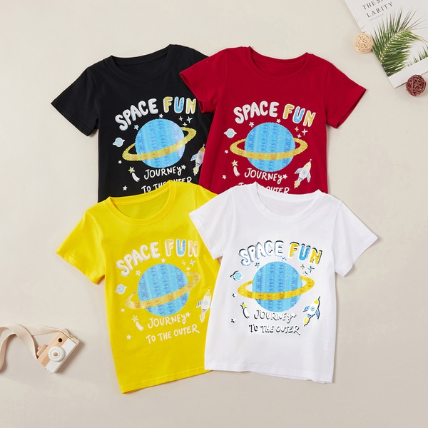 Trendy Space JOURNEY TO THE OUTER Print Tee