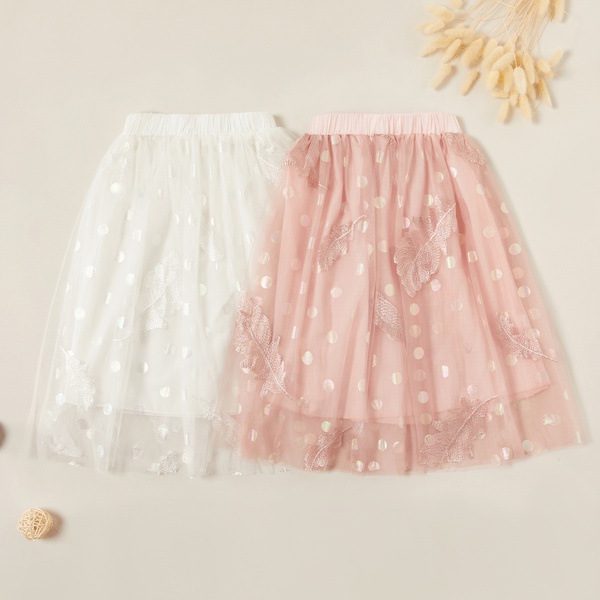 Beautiful Polka Dots Mesh Skirts
