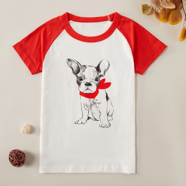 Fashionable Dog Print Tee