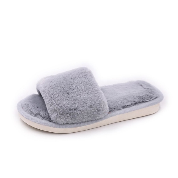 Toddler / Kid Fluff Solid Casual Slipper