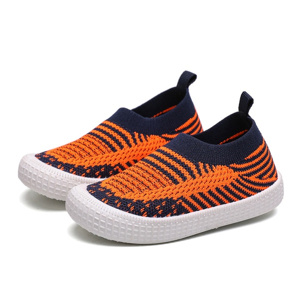 Toddler / Kids Breathable Knitted Striped Causal Shoes