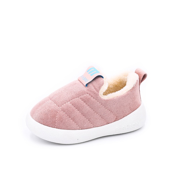 Toddler Fluffy Solid Warm Shoes