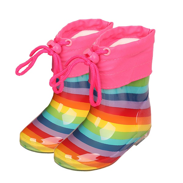 Toddler / Kid Colorful Rainbow Rain Boots