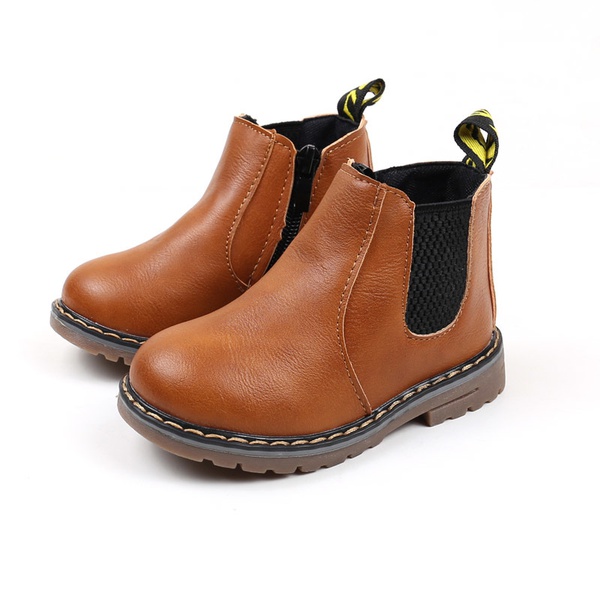 Toddler / Kid Classic Solid Leather Boots
