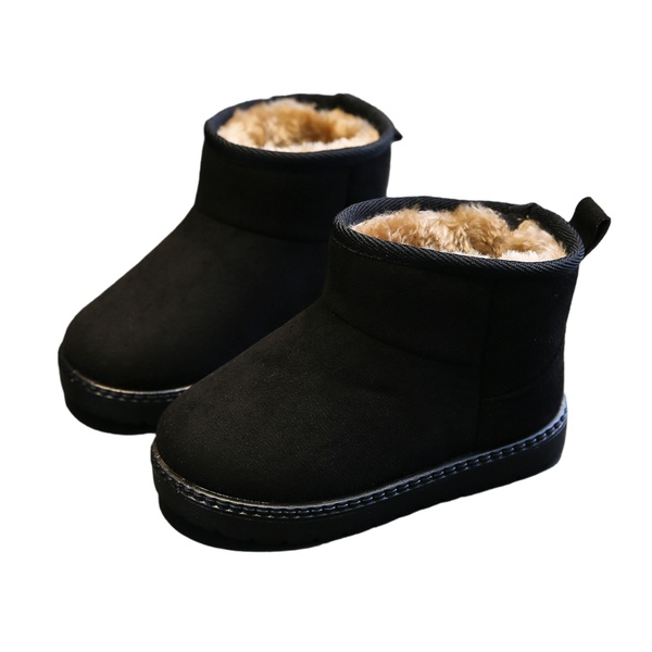 Toddler / Kid Warm Solid Fluff Snow Boots
