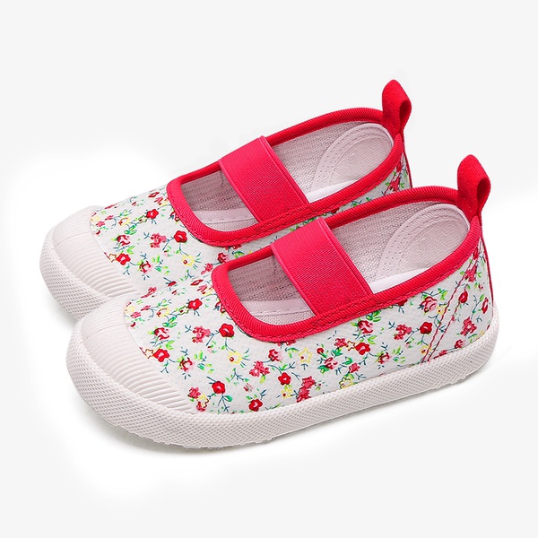 Toddler / Kids Causal Floral Canvas Shoes