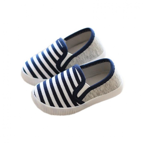 Toddler Causal Striped Canvas Shoes