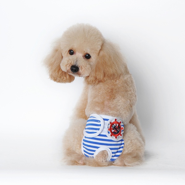 Pet Clothes Physiological Pants Stripe Teddy Menstruation Dog Panties