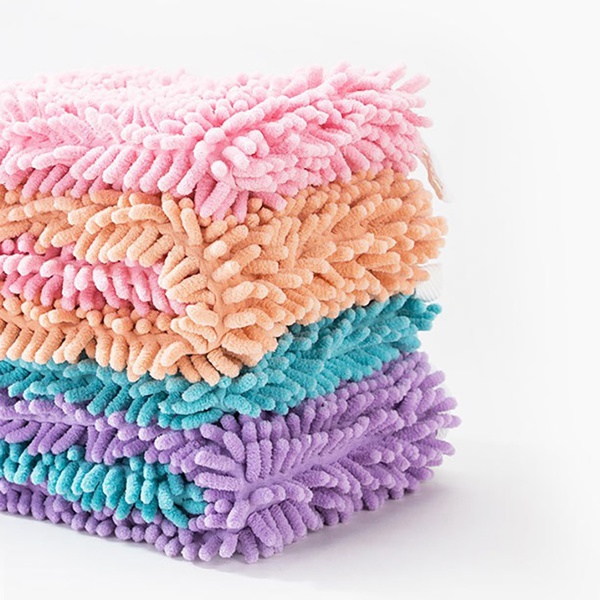 Cat absorbent towel large pet dog bath towel quick-drying chenille towel