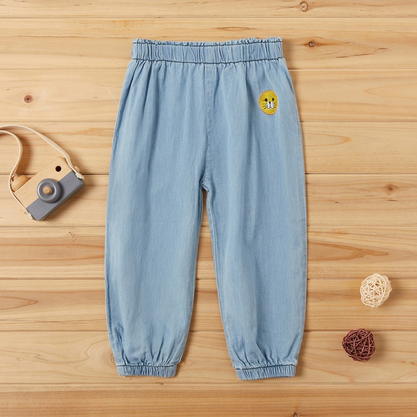 Baby / Toddler Adorable Lion Embroidery Jeans