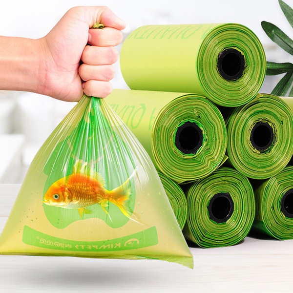 Pet poop bag degradable environmental protection poop bag (1 box 8 pcs)