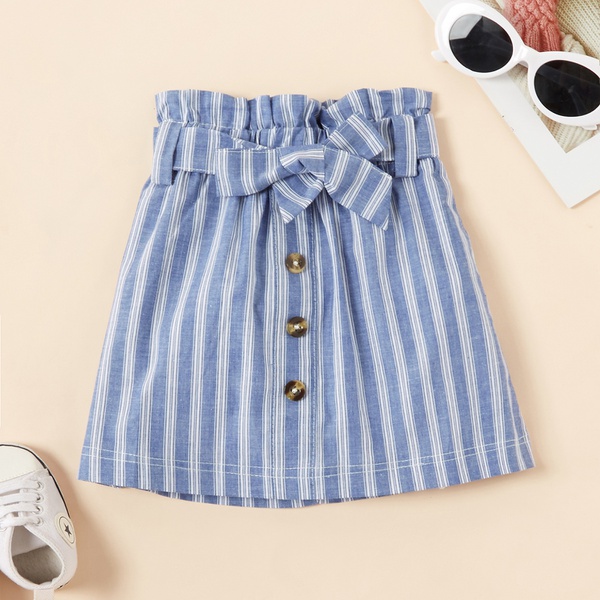 Baby / Toddler Girl Stylish Striped Bowknot Skirt