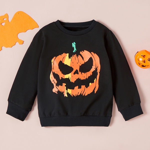 Baby / Toddler Halloween Print Long-sleeve Pullover