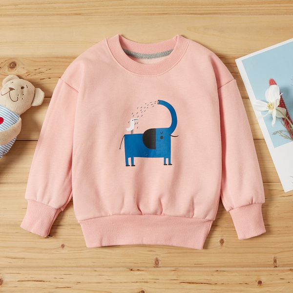 Baby / Toddler Animal Pattern Long-sleeve Pullover