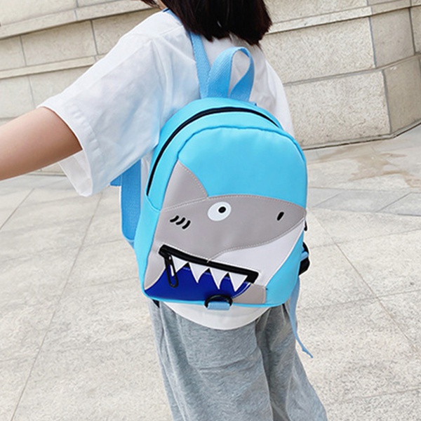Nylon Shark Backpack for Children