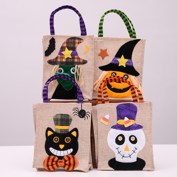 Stylish Halloween Candy Canvas Bag for Children