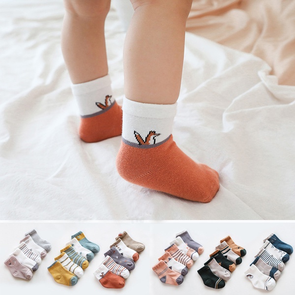 5-pair Baby / Toddler Cartoon Socks Set