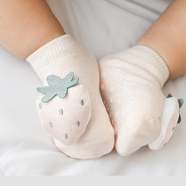 Baby Cartoon Fruit Decor Antiskid Socks