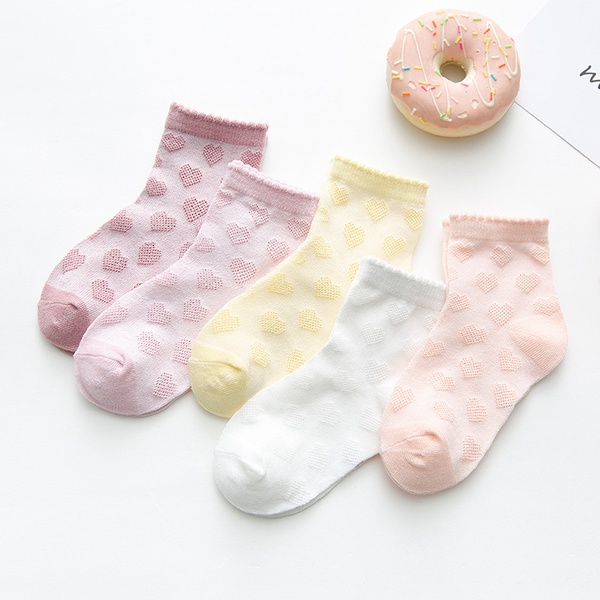 5-pack Baby/ Toddler's Heart Socks