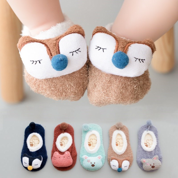 Baby / Toddler Lovely 3D Cartoon Decor Antiskid Floor Socks