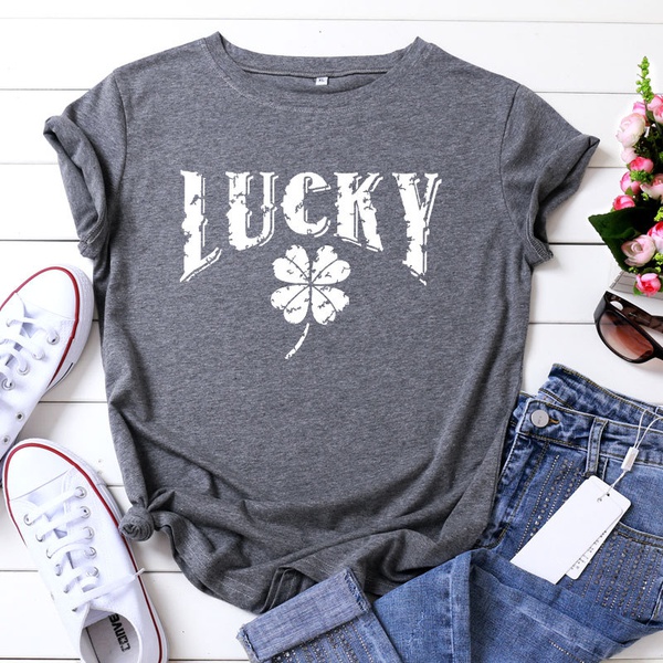Fashionable Letter Printed Short-sleeve Tee